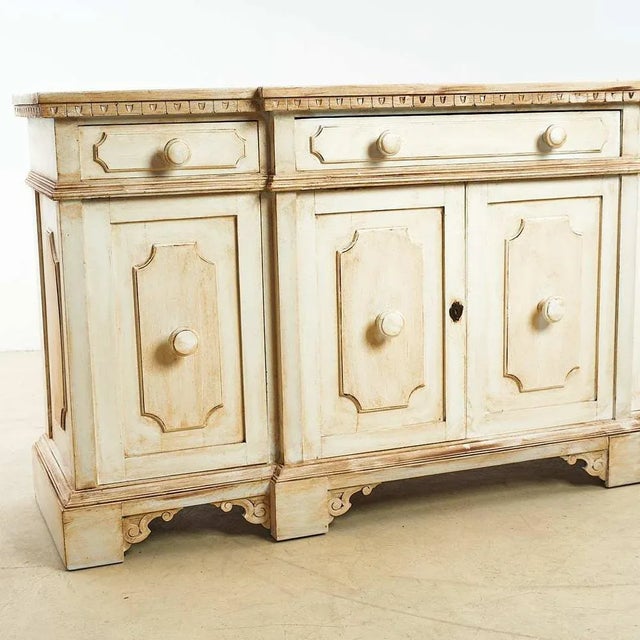 Vintage White Credenza For Sale - Image 3 of 9
