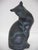 Mid 20th Century Art Deco Bronze Sitting Cat Scuplture For Sale In Los Angeles - Image 6 of 10