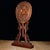 1990s Vintage Boxwood Table Screen With Double Fish and Treasure Motif For Sale - Image 5 of 7