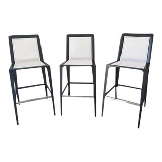 Richard Frinier for Brown Jordan "Still" Bar Stools, Set of 3 For Sale