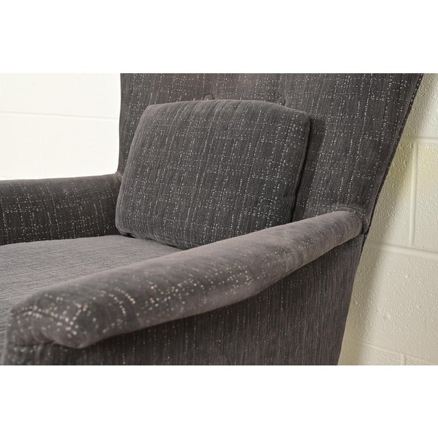 Gray Paul McCobb Planner Group Mid-Century Modern Upholstered Lounge Chair, 1950s For Sale - Image 8 of 13
