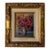 1970s Vintage Riher Red Roses Floral Still Life Oil Painting on Masonite – Framed For Sale