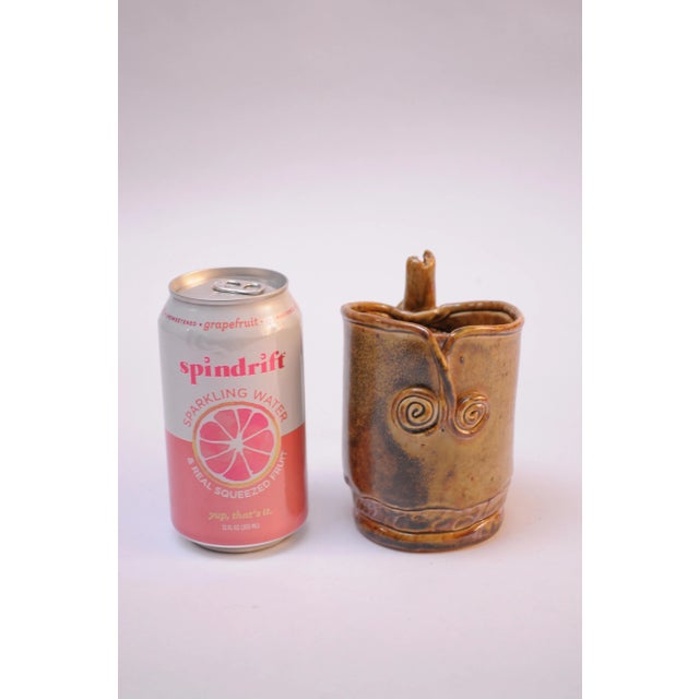 Tan Studio Ceramic "Owl" Coffe Mug For Sale - Image 8 of 10