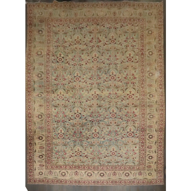 Early 20th Century Antique Zabihi Collection Persian Meshed Oversize Carpet - 12'1" x 19'6" For Sale - Image 5 of 12