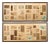 Pair Japanese Edo Six Panel Harimaze Decoupage Screens For Sale