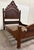 Antique Full Size Victorian Eastlake Monumental High Back Carved Walnut Bed For Sale In Kansas City - Image 6 of 9