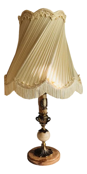 Vintage Italian Marble Lamp