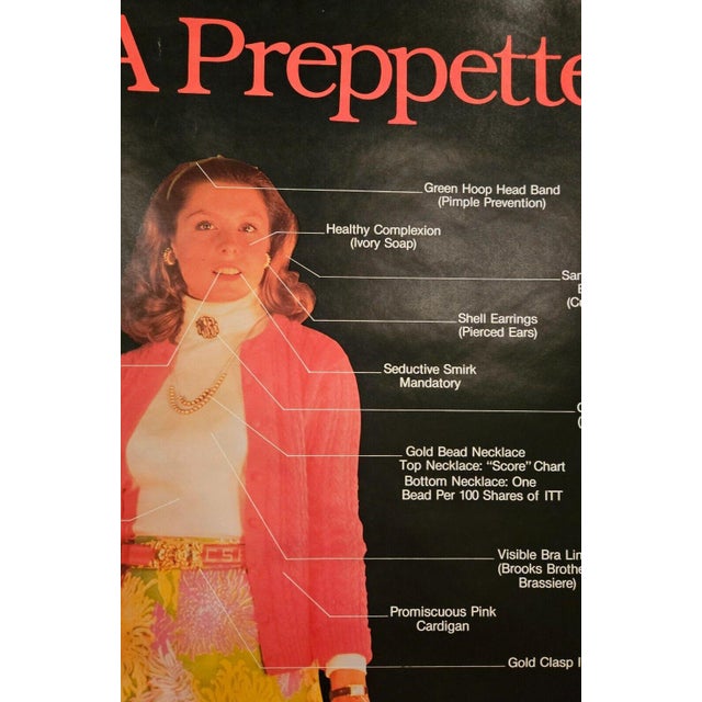 Traditional "Are You a Preppette?" Constance Brooke Pellington Color Poster (Nos) For Sale - Image 3 of 8