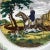 1840 Choisy Le Roi French Transferware Horseman Hunter Platter For Sale - Image 4 of 8