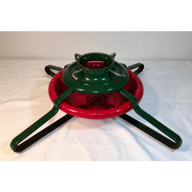 Vintage Metal Christmas Tree Stand Chairish