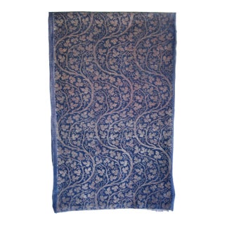 Large Fortuny Vintage Printed Velvet Roll Circa 1930 For Sale
