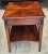 Hickory Chair Furniture Company Hickory Chair Company Bookmatched Fruitwood Tiered Stretcher Side Table For Sale - Image 4 of 8