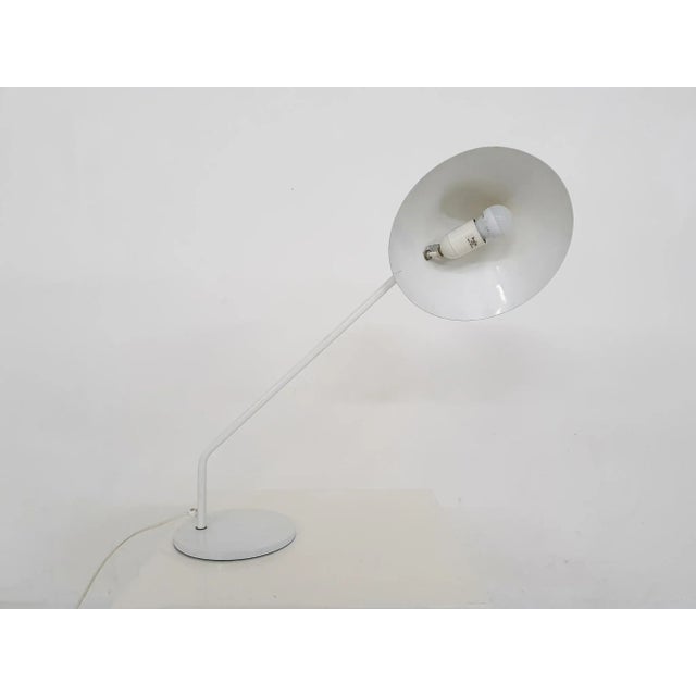 1970s Dutch White Metal Desk Light by Hala Zeist, 1970s For Sale - Image 5 of 7