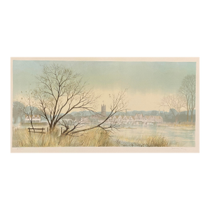 Jeremy King Henley on Thames Lithograph
