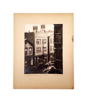 1940 Fritz Roetter "Driving Through May First Snow Storm - Chicago" Photo For Sale