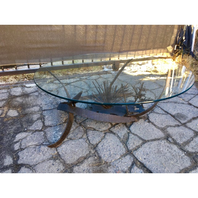 Mid-Century Modern 1960s Daniel Gluck Brutalist Coffee Table For Sale - Image 3 of 10