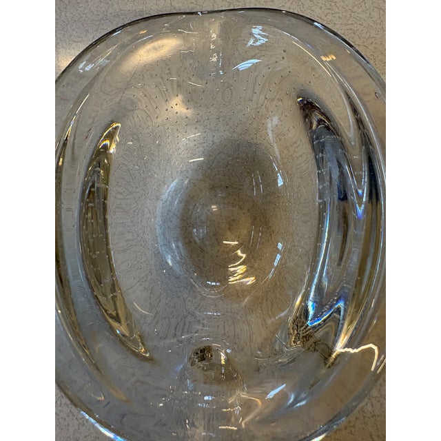 Vintage Leerdam Glass Ashtray by Copier, 1950s For Sale - Image 4 of 12