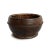 Old wood village bowl from Nepal. Beautiful collectors piece with indigenous repairs and signs of age and use. Rich patina...