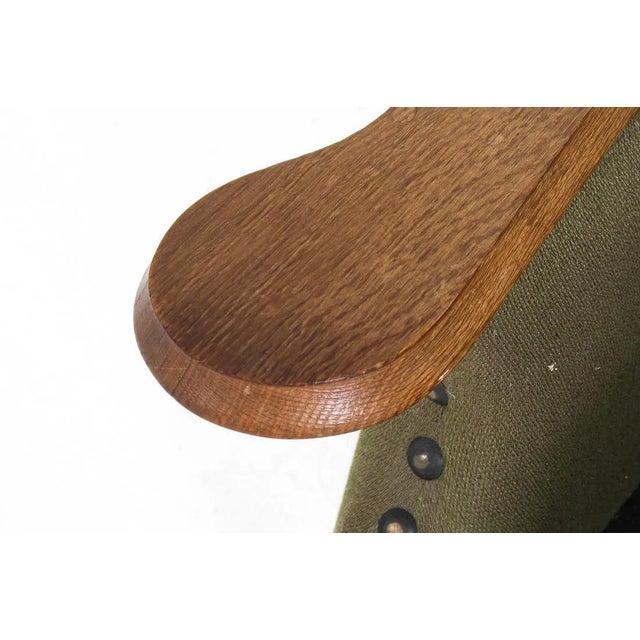 Green Fine Danish Mid Century Modern Sofa Traditional Design For Sale - Image 8 of 17