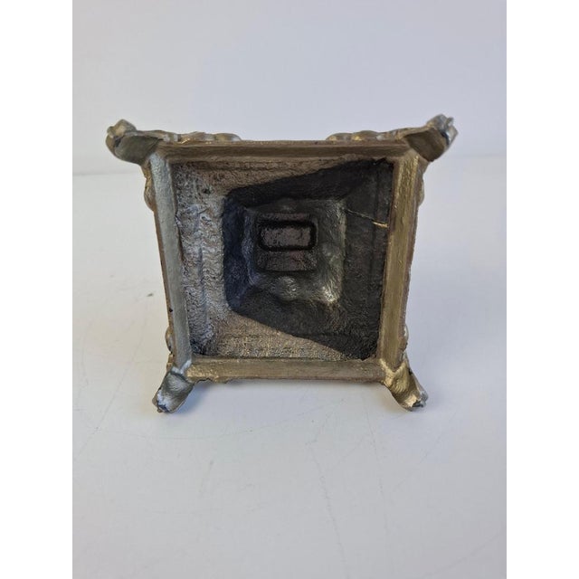Antique Czechoslovak Neo-Gothic Cast Iron Table Crucifix, 1900s For Sale - Image 9 of 18