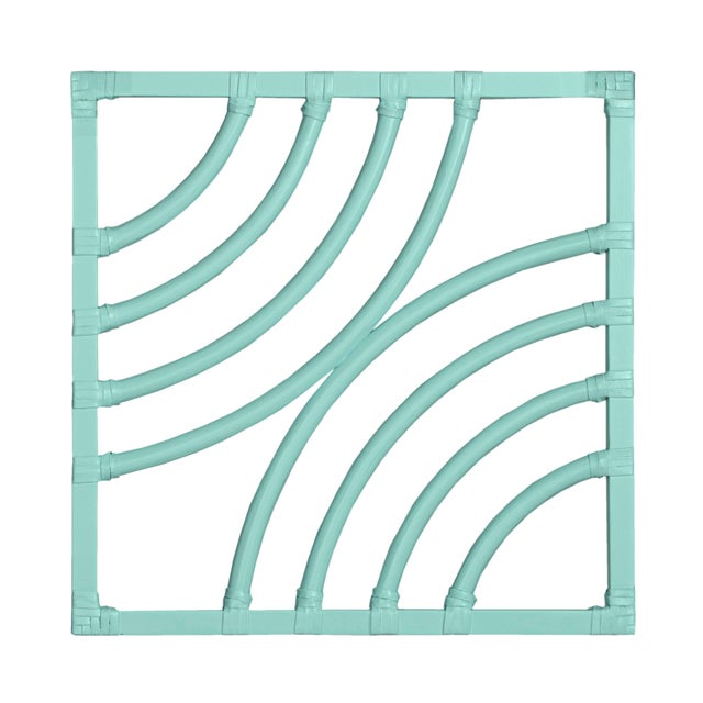 Turquoise Swirl Writing Desk - Turquoise For Sale - Image 8 of 9