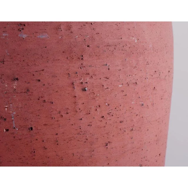 Mid-20th Century Large Floor Vase in Unglazed Red Clay from Kähler For Sale - Image 4 of 8