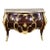 Quality Antique Bronze Mounted Marble Top Louis XV French Commode For Sale