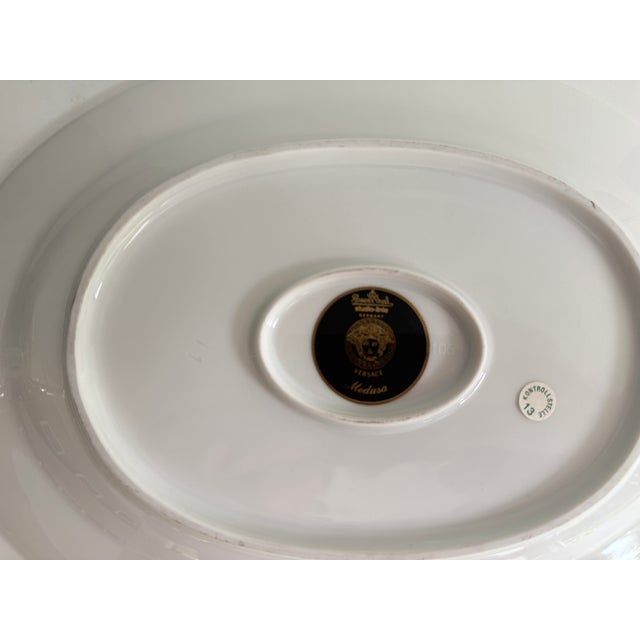Gold Small Medusa Platter by Versace for Rosenthal, 1990s For Sale - Image 8 of 10