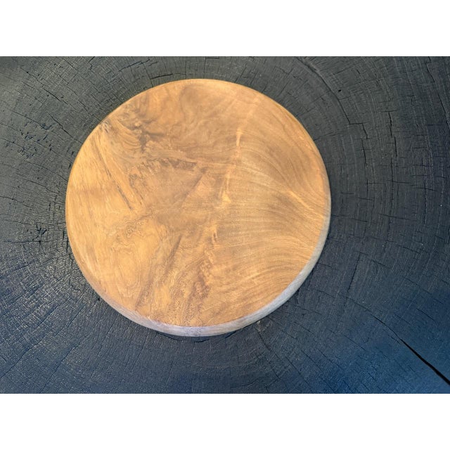 Contemporary Andrianna Shamaris Minimalist Teak Wood Plates - Set of 5 For Sale - Image 3 of 18