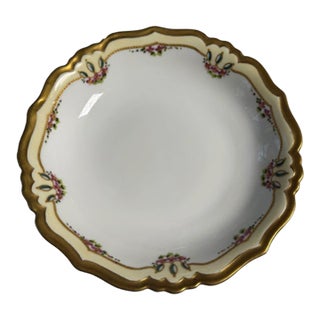 Antique B&h Limoges Serving Bowl. 8.75" Diameter For Sale