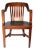 1910s Antique B. L. Marble Chair Company Oak Library/Office Chair For Sale