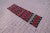 Cabin 1960s Cabin Style Stripe Design Hand Knotted Oushak Kilim Runner Rug For Sale - Image 3 of 10