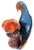 Apricot Hand-Carved Hardwood Macaw Parrot Sculpture Vintage 1970s - Peruvian For Sale - Image 8 of 14