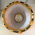 A striking custom lampshade handcrafted in luxurious Covington “Luv Bunny” velvet, featuring whimsical teal bunny...