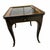 Chinoiserie Drexel Et Cetera Chinoiserie Black Lacquer One Drawer Side Drink Table For Sale - Image 3 of 12