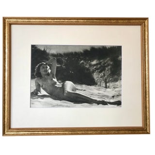 Vintage Photograph Nude Female by John Everard 1930 For Sale
