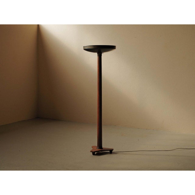 Mahogany and Metal Floor Lamp, 1930s For Sale - Image 18 of 18