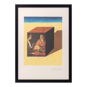 Salvador Dali "Caring for a Surrealist Watch" Print, 1971
