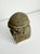 Neoclassical 1950s Verdigris Plaster Bust of Apollo on Stone Base For Sale - Image 3 of 12