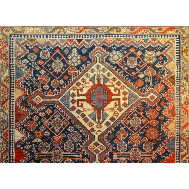 Textile Early 20th Century Ghashgaei Rug For Sale - Image 7 of 11
