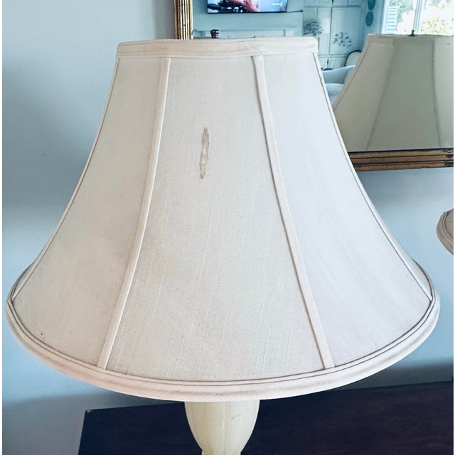 Sarreid Carved Alabaster Lamps- A Pair For Sale - Image 12 of 12
