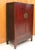 19th Century Chinese Red Lacquer Wedding Cabinet For Sale - Image 4 of 9