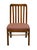 Rustic European Drexel Furniture Woodbriar Collection Rustic European Slat Back Dining Side Chair For Sale - Image 3 of 6