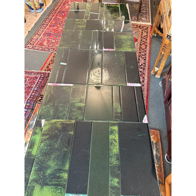 Marella Ferrera for Paola Lenti Sciara Lava Stone Tile Dining Table For Sale - Image 10 of 15