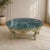 Elevate your living room with this exquisite French Rococo-style coffee table, featuring an intricately carved sky blue...