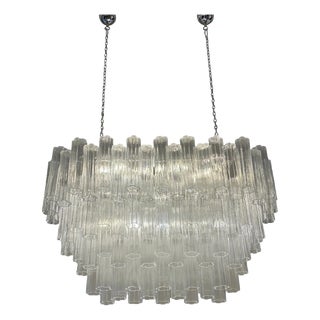 Oval Tronchi Murano Glass Chandelier by Simoeng for Simoeng For Sale
