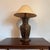 Metal Antique Asian Table Lamp in Brass For Sale - Image 7 of 14