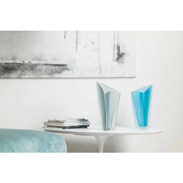 Glass Freccia Vases by Purho, Set of 3 For Sale - Image 7 of 11