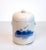 Chinoiserie Chinese Porcelain Blue & White Landscape Tea Caddy or Storage Jar, Vintage Mid Century For Sale - Image 3 of 7