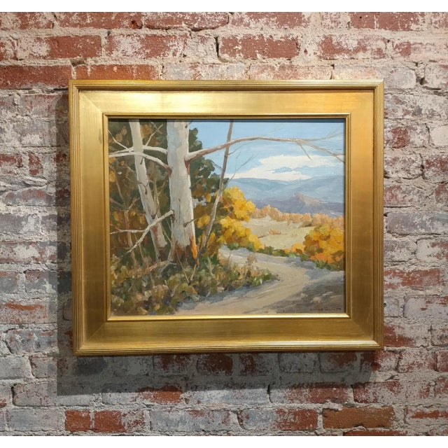 Victor Matson "Sycamore Trees" California Plein Air Landscape Oil Painting For Sale - Image 10 of 10